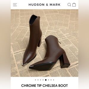Hudson & Mark Brown Chelsea Boots